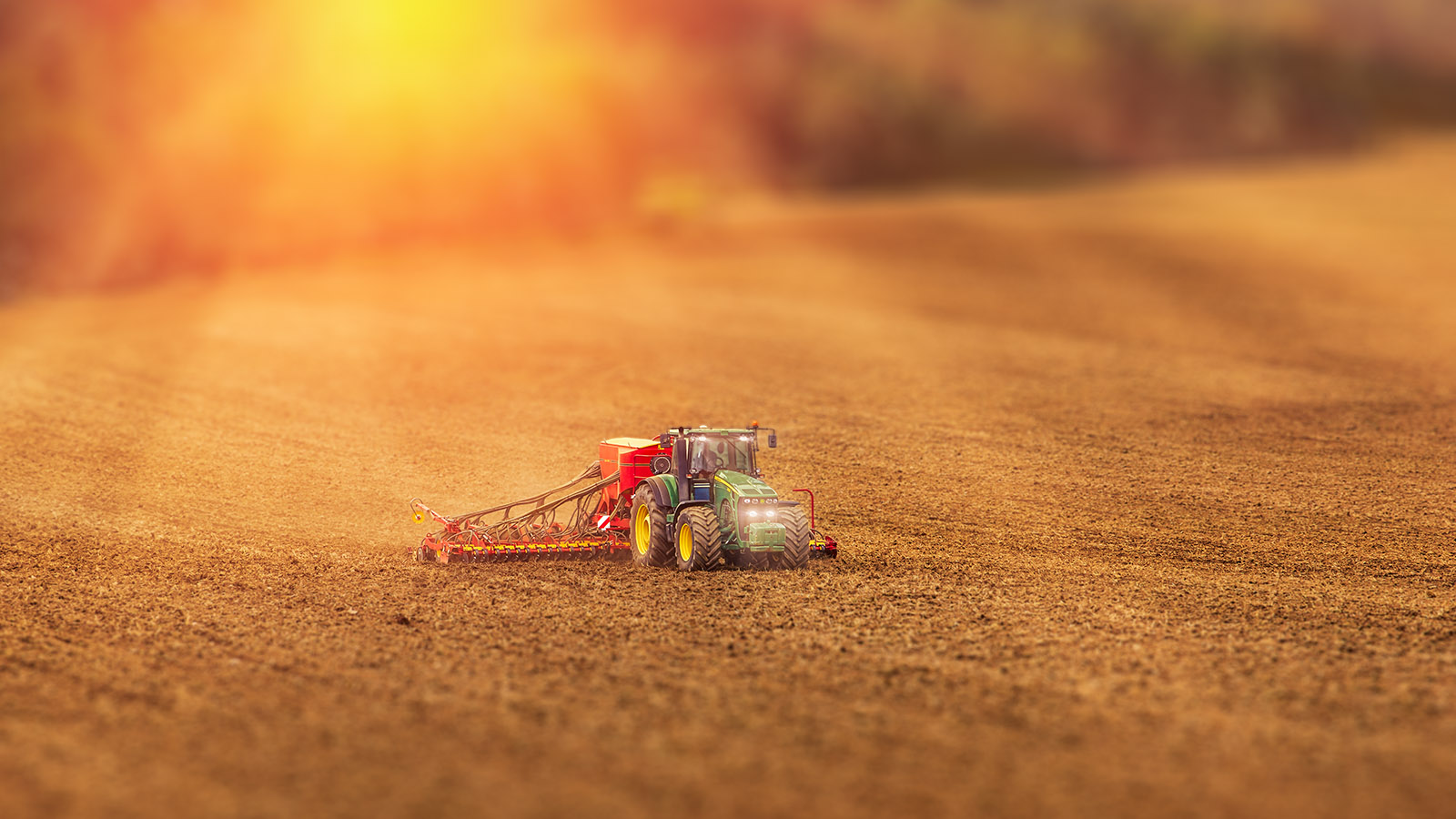 Fotka traktoru John Deere setí řepky na Vysočině od Jan Stojan Photography ©