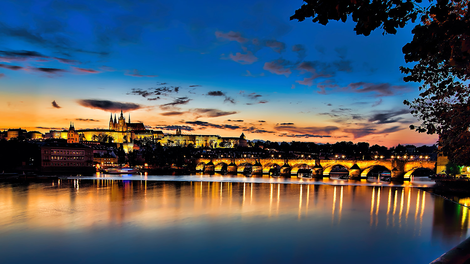 noční fotka prague castle pražský hrad  od Jan Stojan Photography ©