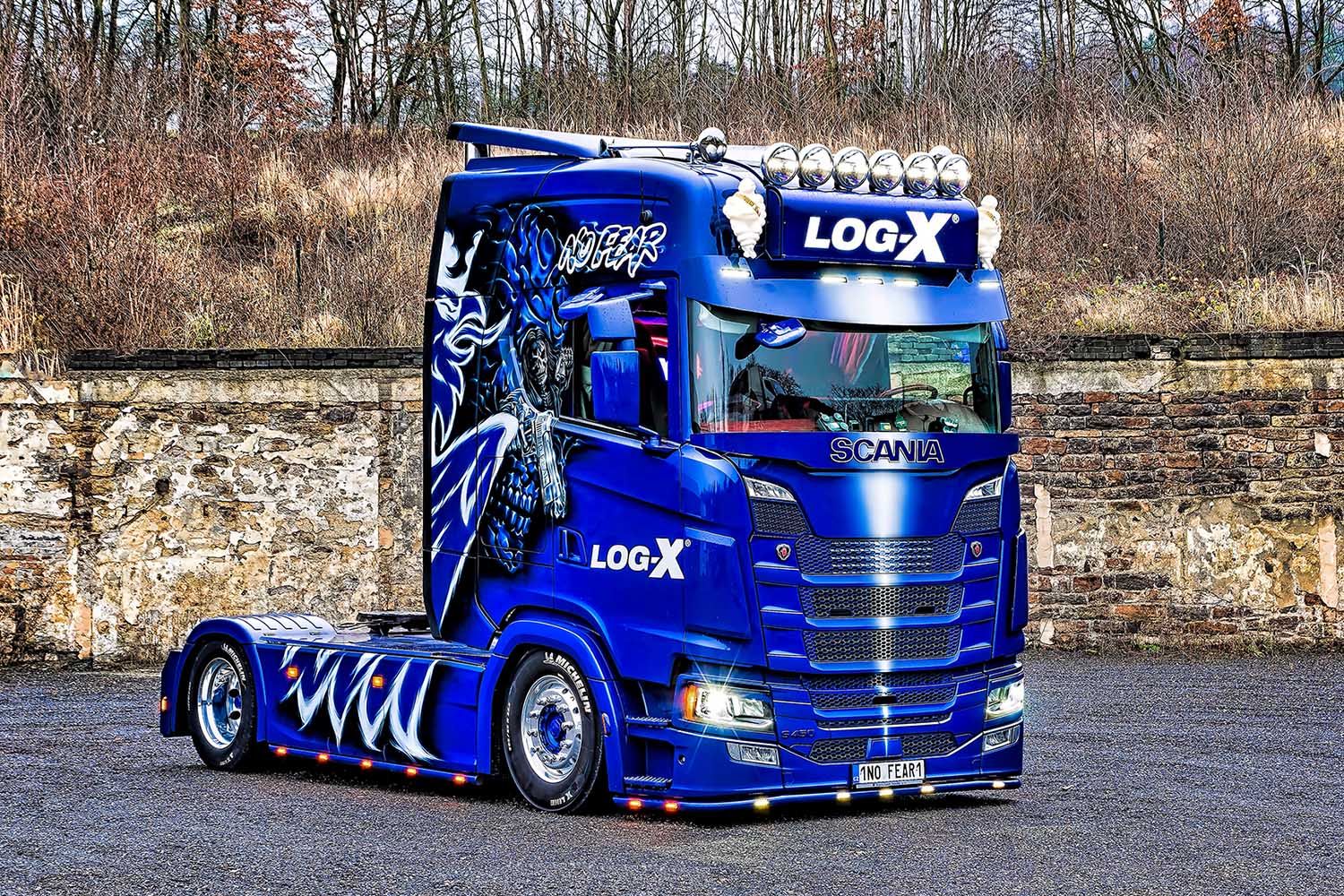 Kamion Scania NO FEAR společnosti LOG-X od Jan Stojan Photography ©