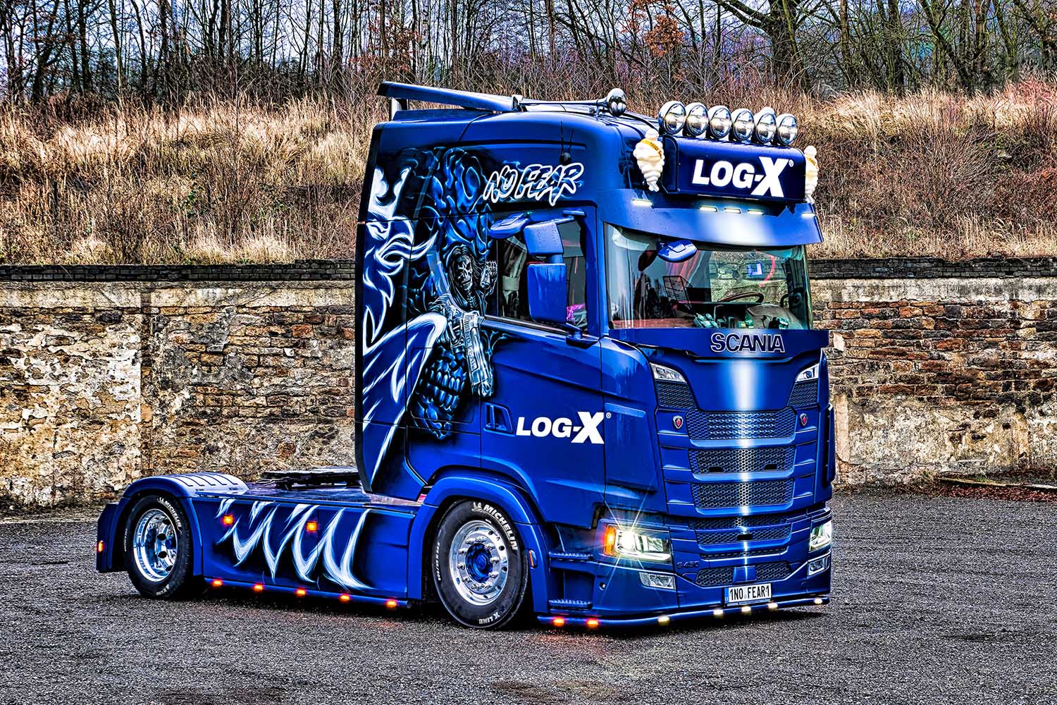 Truck Scania NO FEAR společnosti LOG-X od Jan Stojan Photography ©
