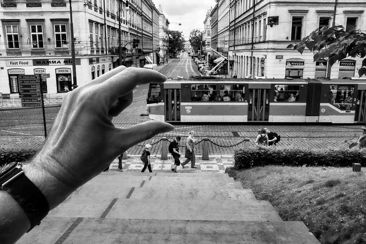 street foto tram in hand by Jan Stojan Photography ©